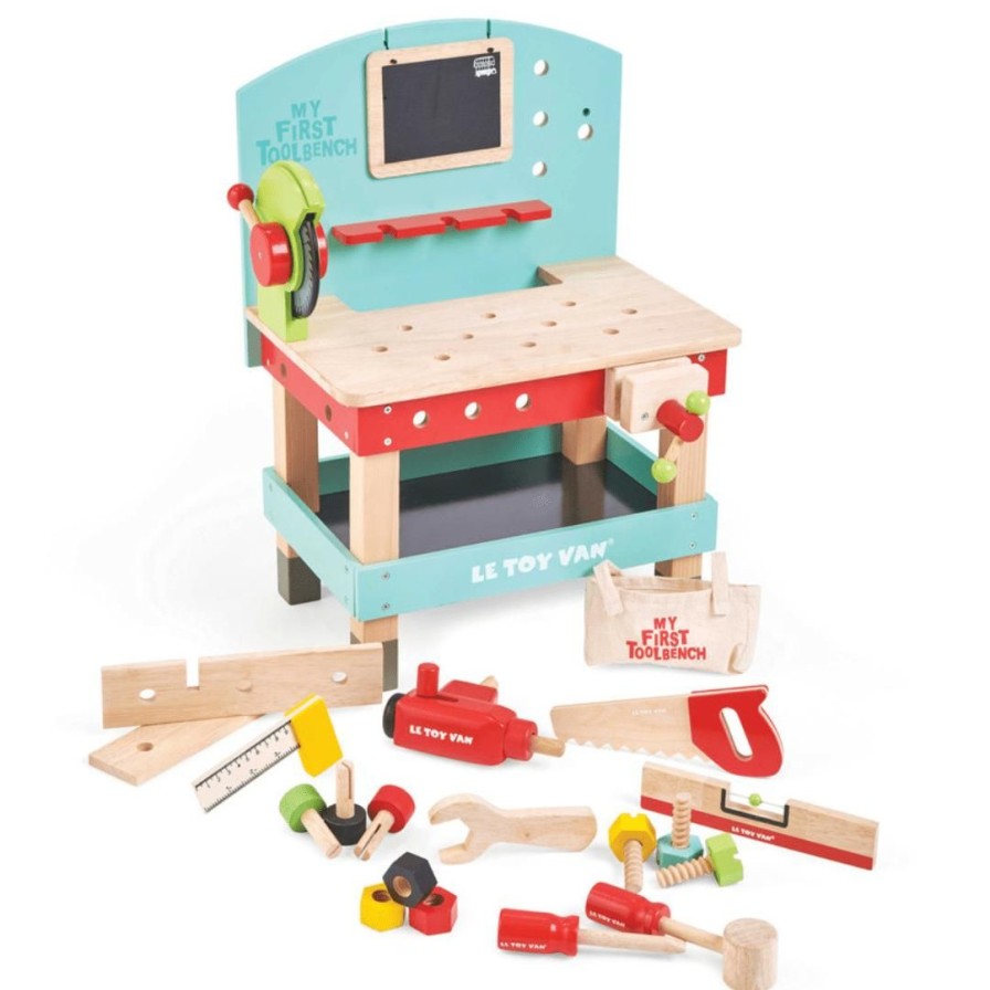 Wooden Toys Le Toy Van Baby & Toddler Puzzles | My First Tool Work Bench