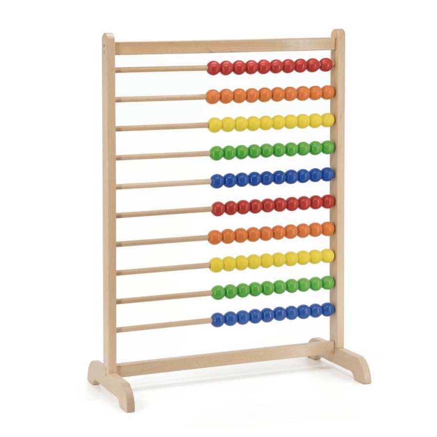 Wooden Toys Viga Montessori Toys | Jumbo Standing Abacus Frame