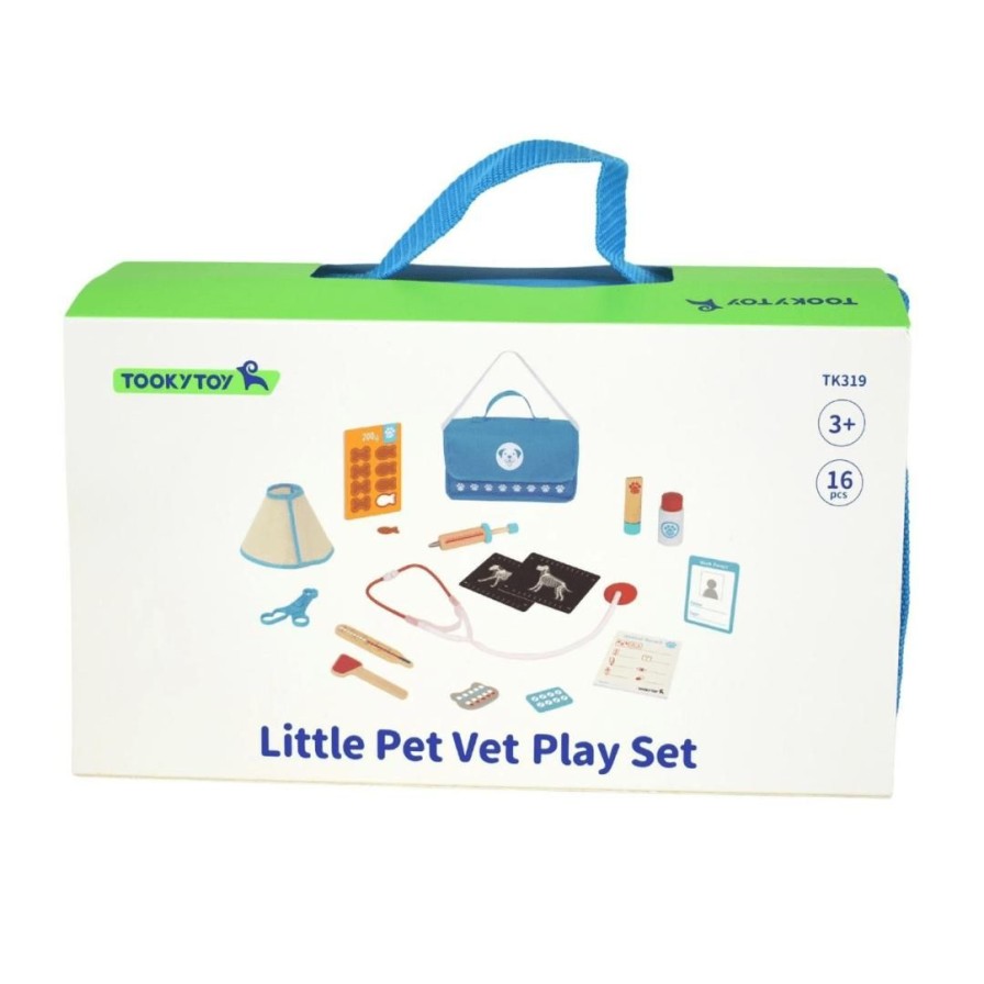 Wooden Toys Tooky Toy Baby Toys & Teethers | Little Pet Vet Playset