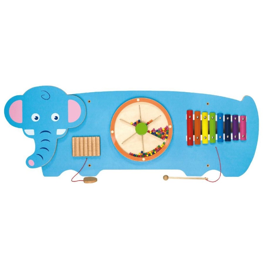 Wooden Toys Viga Activity Centres For Kids | Elephant Wall Activity Centre