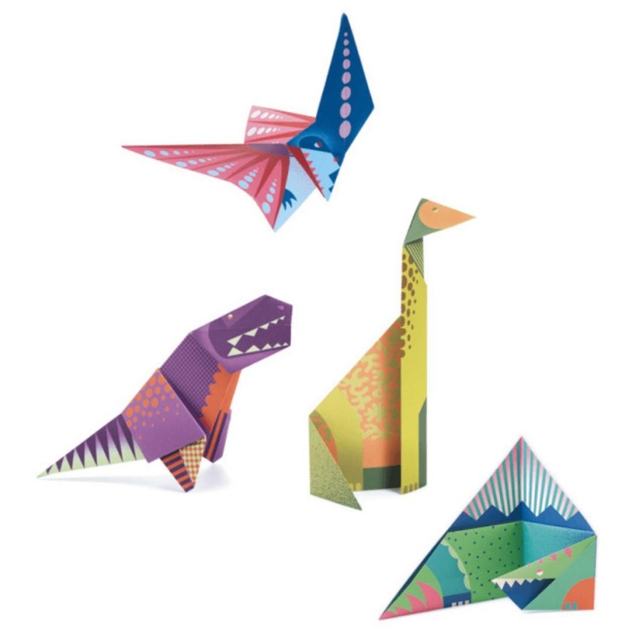 Wooden Toys Djeco Arts & Crafts | Origami-Dinosaurs