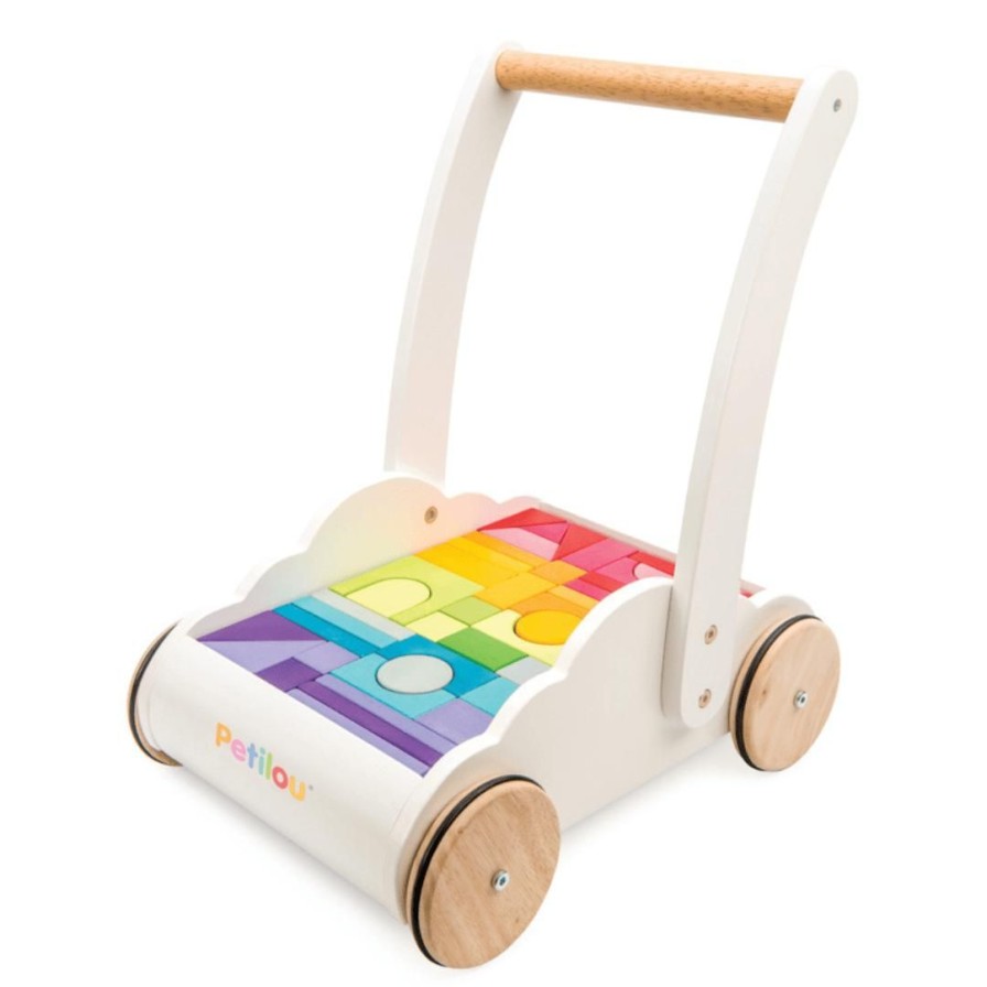 Wooden Toys Le Toy Van Baby & Toddler Puzzles | Wooden Rainbow Cloud Walker