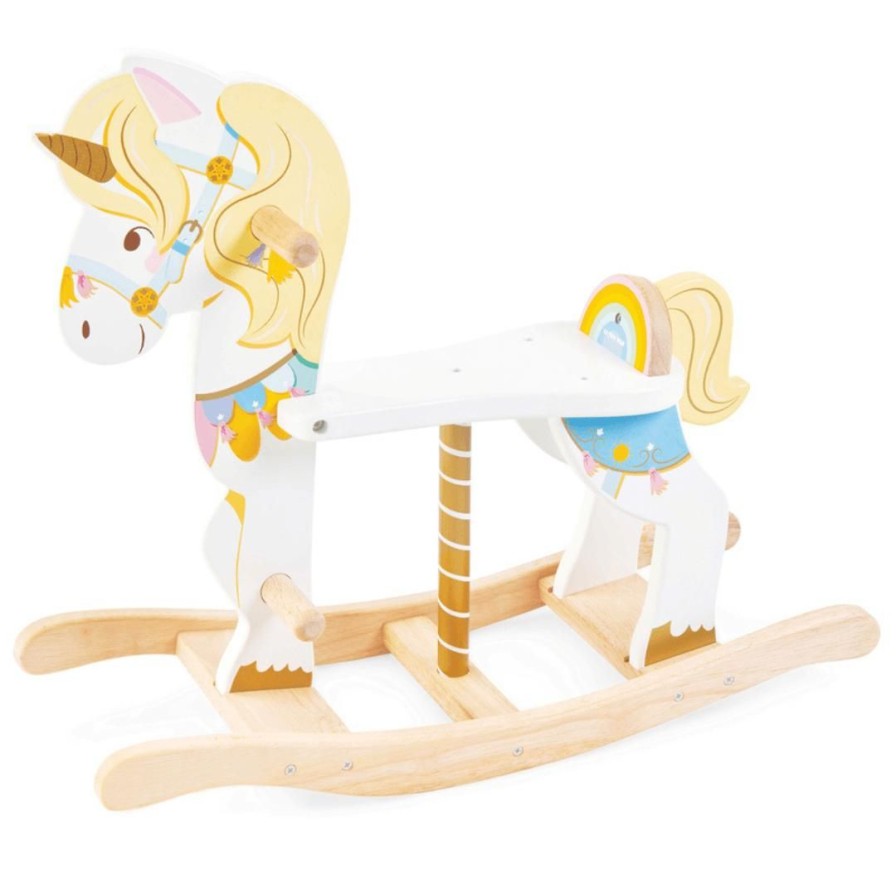 Wooden Toys Le Toy Van Baby Toys & Teethers | Carousel Wooden Rocking Horse