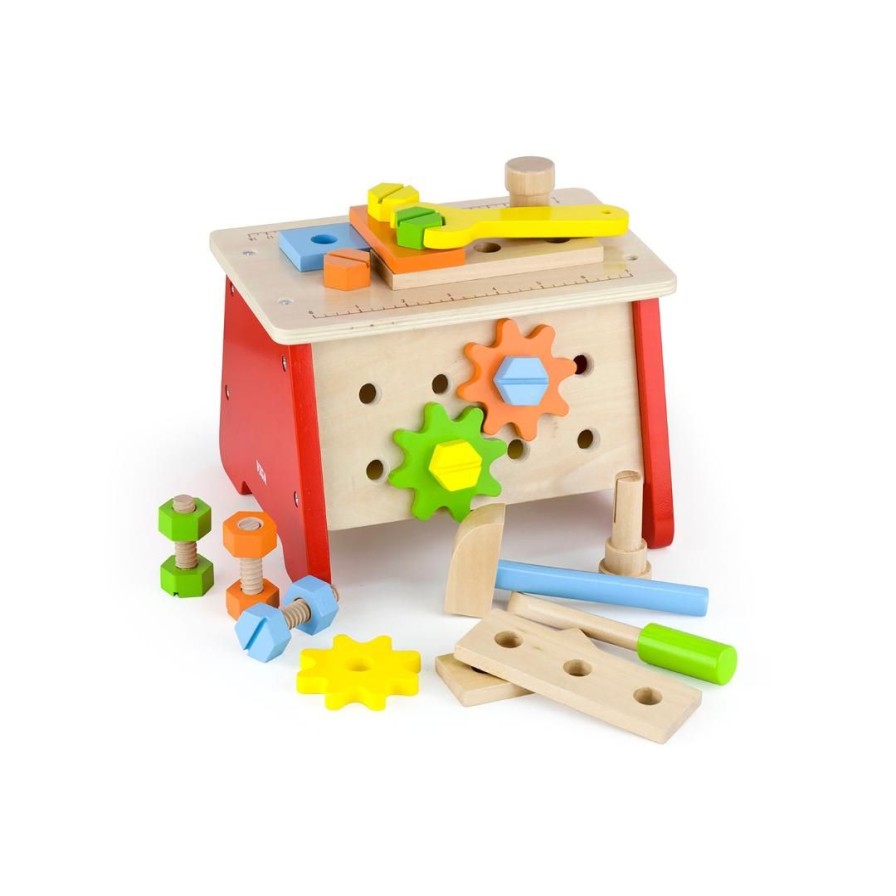 Wooden Toys Viga Fine Motor Skills | Table Top Work Bench