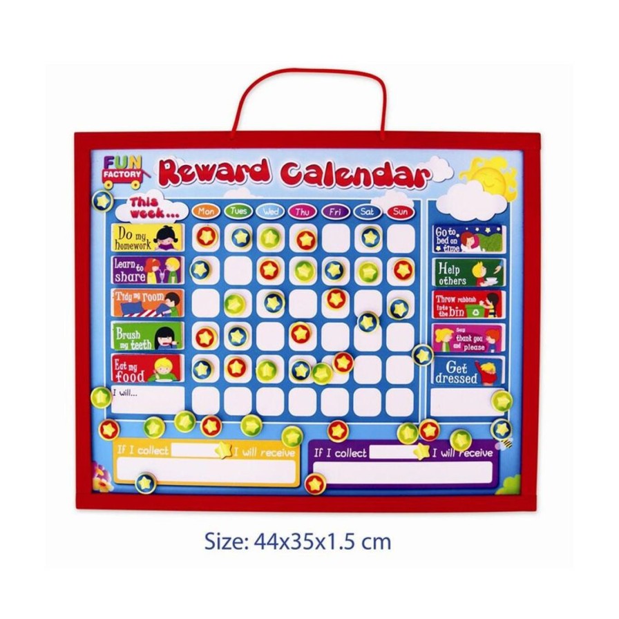 Wooden Toys Fun Factory Magnetic Toys | Magnetic Reward Calendar