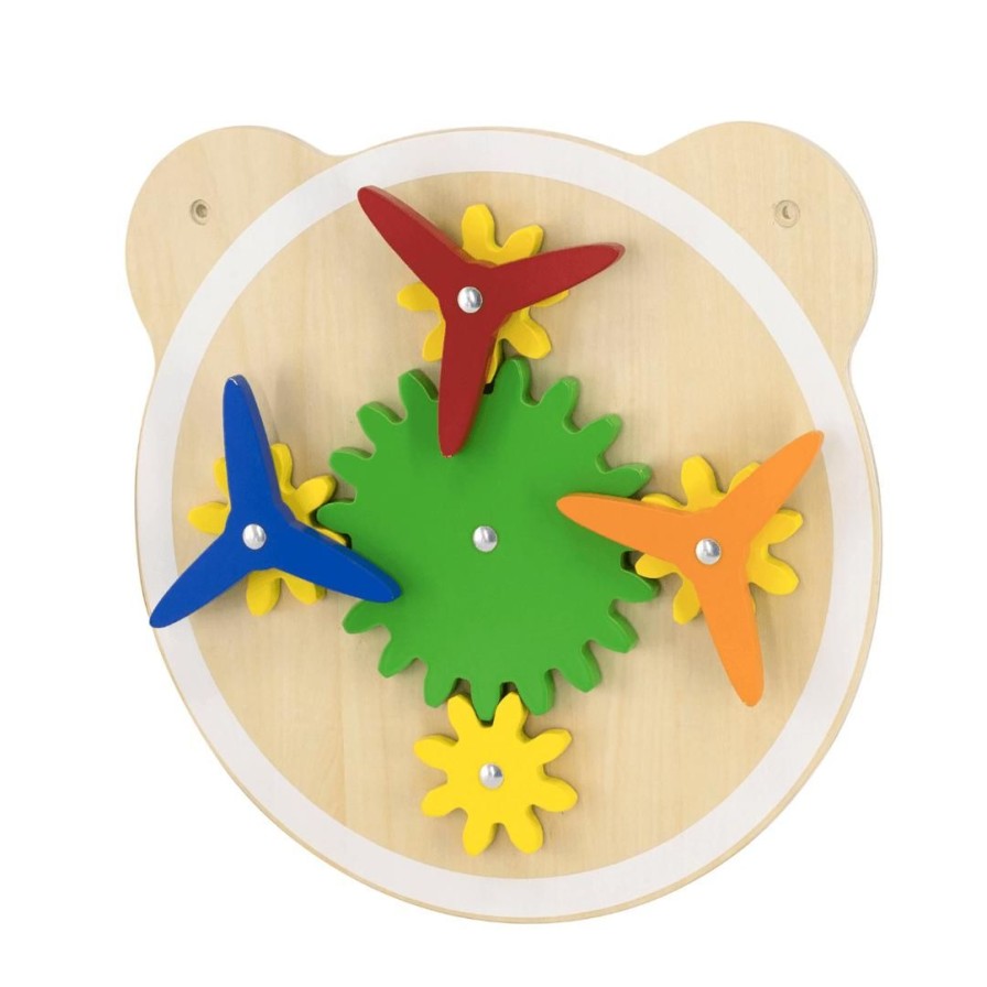 Wooden Toys Viga Activity Centres For Kids | Wooden Wall Toy-Turning Windmill