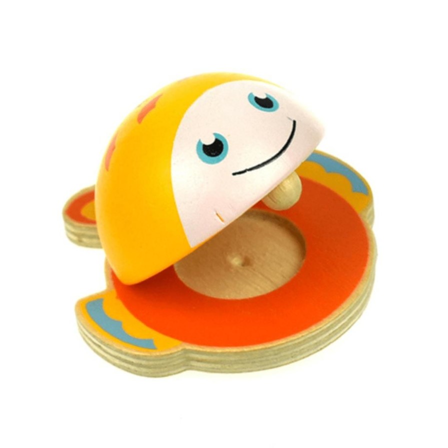 Wooden Toys Kaper Kidz Shapes & Colours | Wooden Sealife Castanets