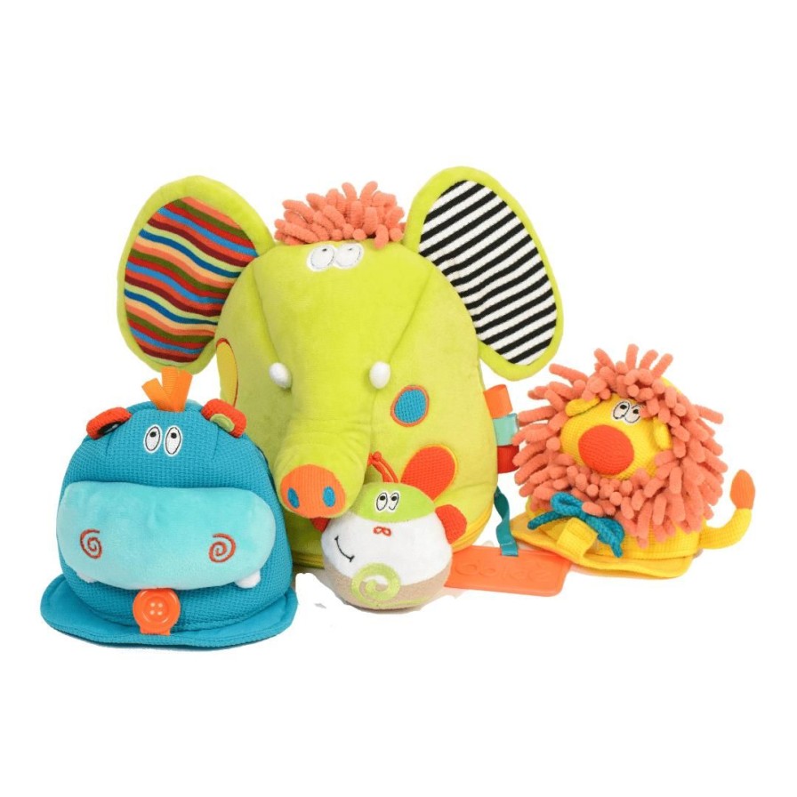 Wooden Toys Dolce Toys Baby Toys & Teethers | Soft Activity Toy-Colourful Safari Adventure