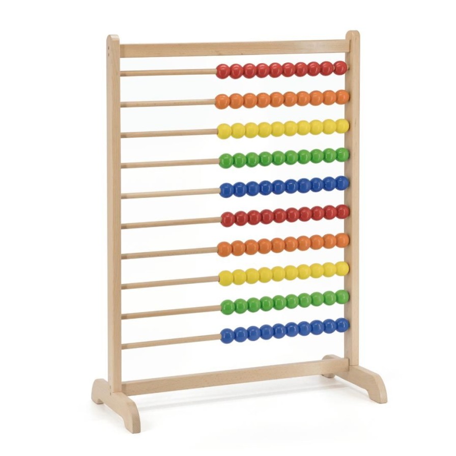 Wooden Toys Viga Gross Motor Skills | Jumbo Standing Abacus Frame