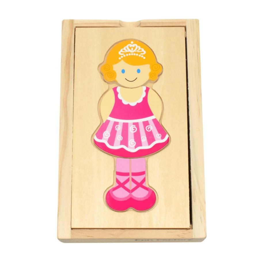 Wooden Toys Fun Factory Fine Motor Skills | Dress Up Girl