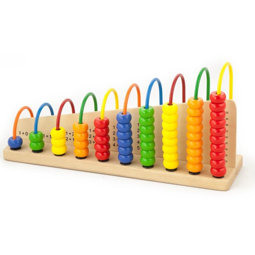 Wooden Toys Viga Numeracy | Learn Maths Bead Frame