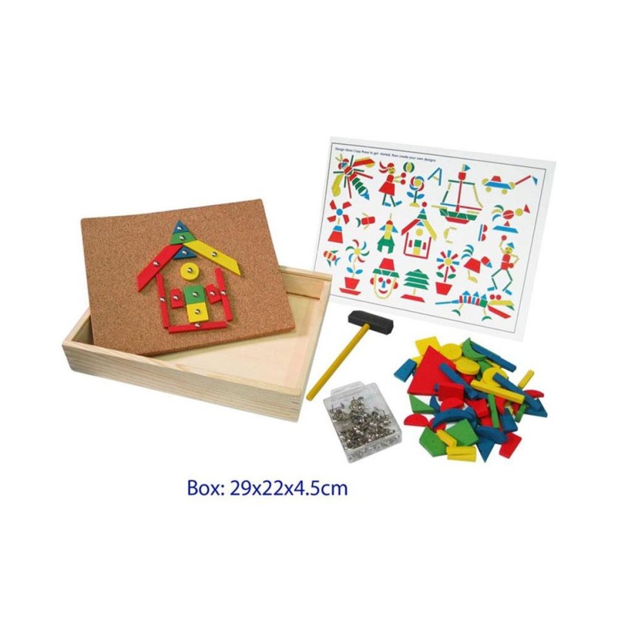 Wooden Toys Fun Factory Fine Motor Skills | Tap Tap Set