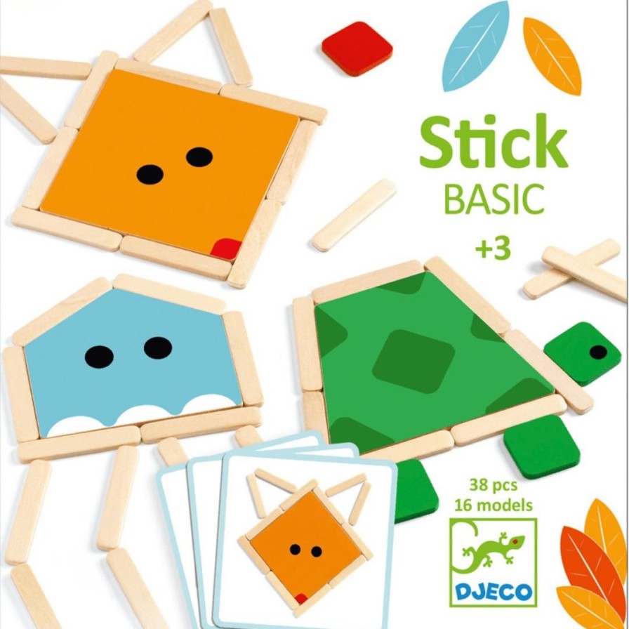 Wooden Toys Djeco Puzzles | Stick Basic Wooden Puzzle