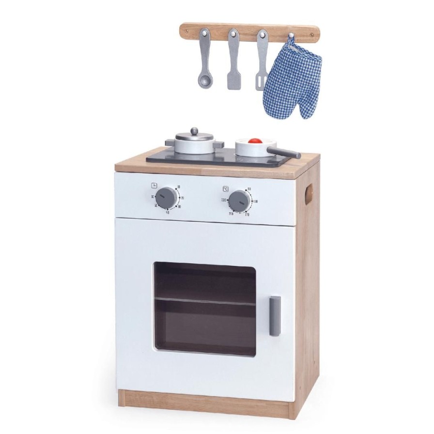 Wooden Toys Viga Gross Motor Skills | Kids Playroom Stove-White