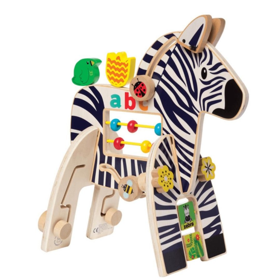 Wooden Toys Manhattan Baby & Toddler Puzzles | Zebra Activity Centre