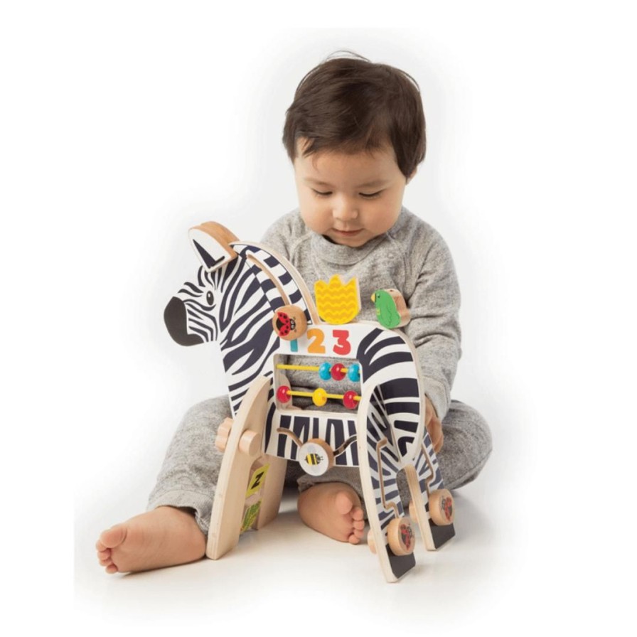 Wooden Toys Manhattan Baby & Toddler Puzzles | Zebra Activity Centre