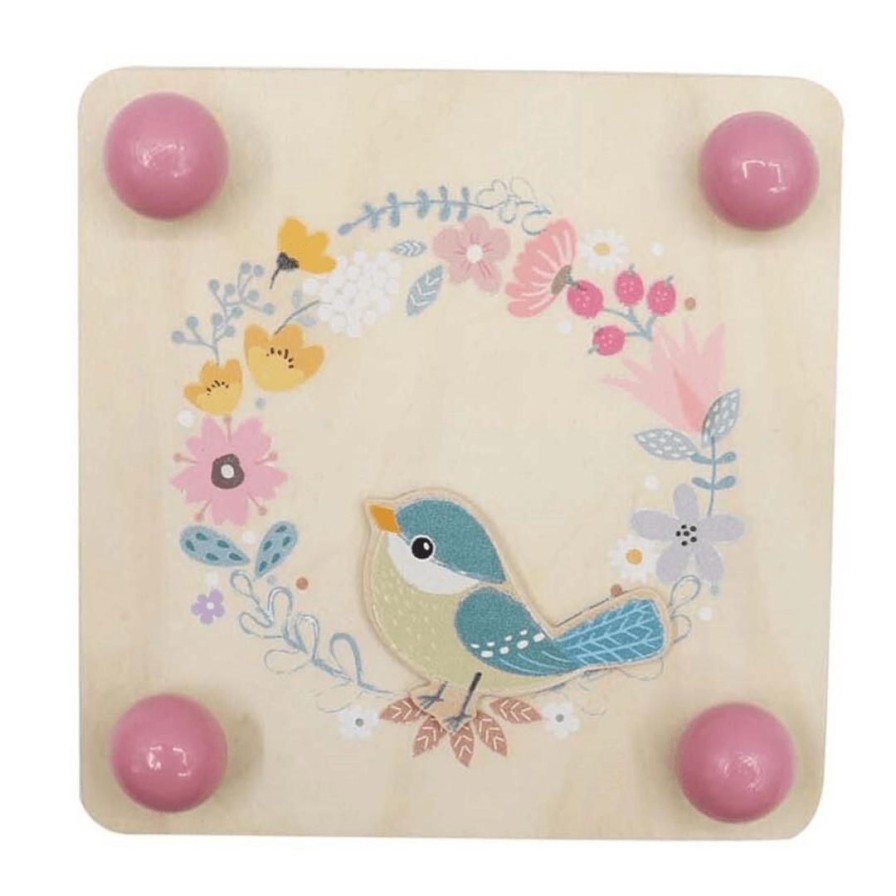 Wooden Toys Kaper Kidz Montessori Toys | Flower Press-Bird