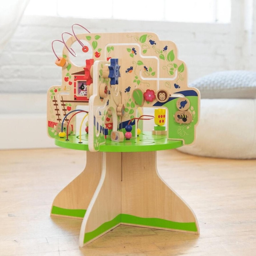 Wooden Toys Manhattan Baby & Toddler Puzzles | Tree Top Adventure Activity Table