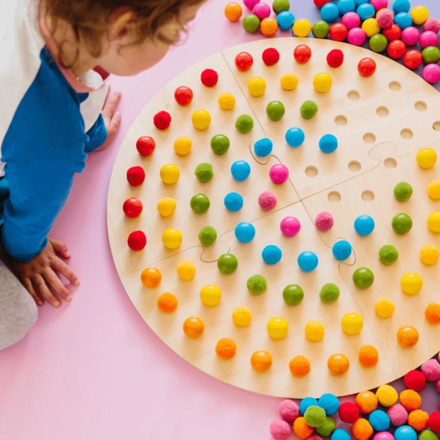 Wooden Toys Freckled Frog Baby & Toddler Puzzles | My Rainbow Globe