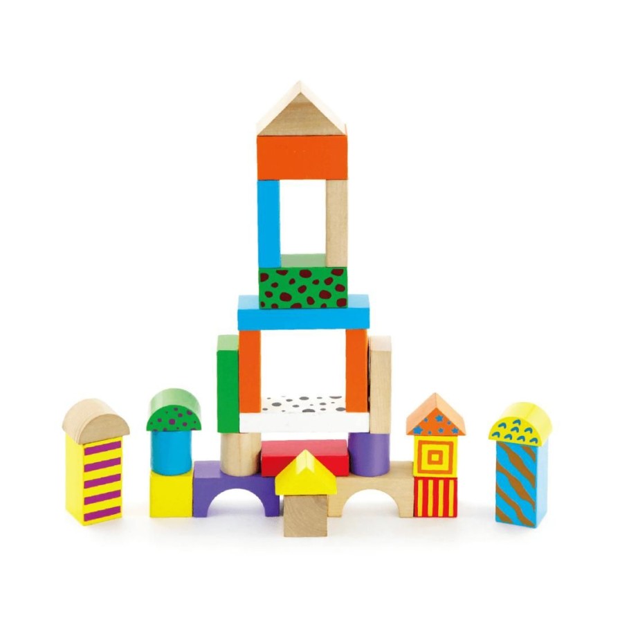 Wooden Toys Viga Baby & Toddler Puzzles | Wooden Blocks 50Pce-Viga