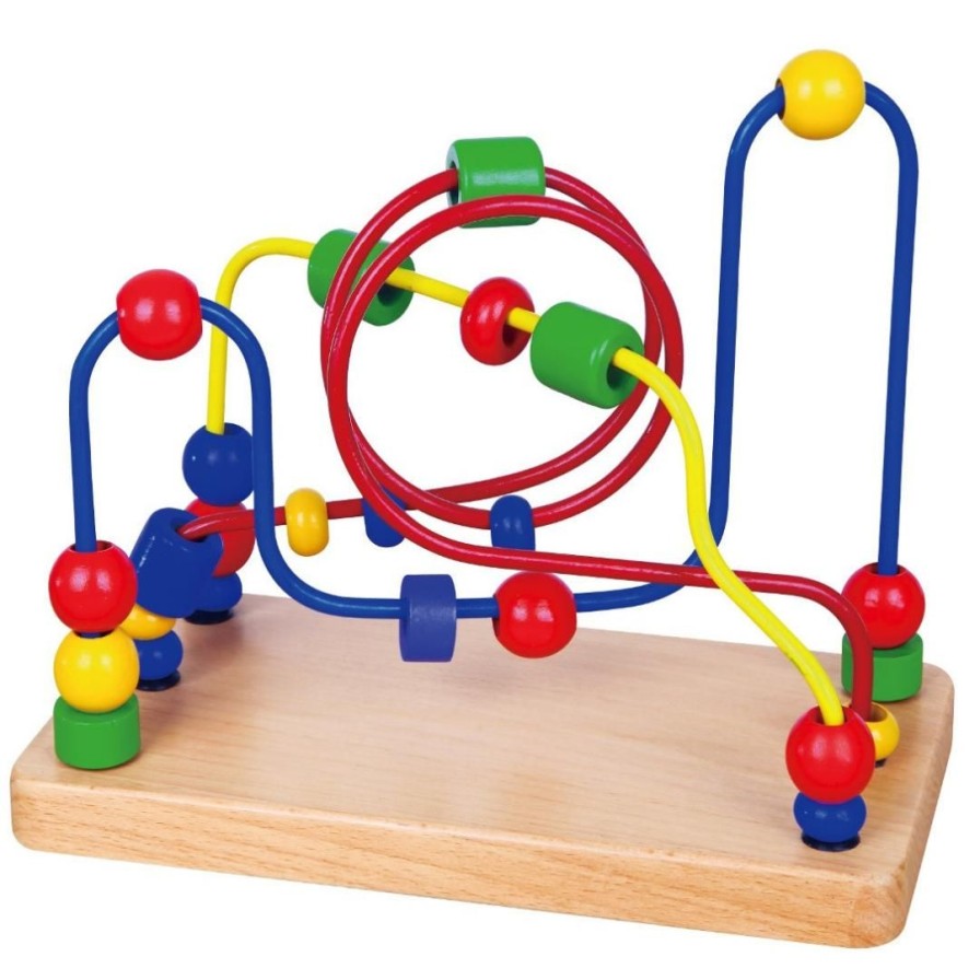 Wooden Toys Viga Fine Motor Skills | Bead Maze-Small