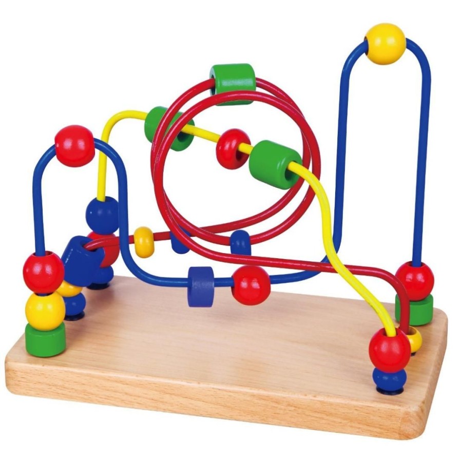 Wooden Toys Viga Baby & Toddler Puzzles | Bead Maze-Small