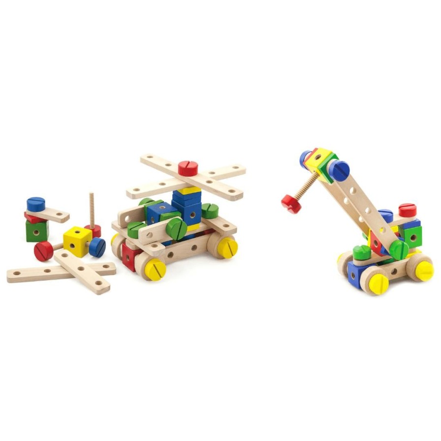 Wooden Toys Viga Montessori Toys | Construction Set In Wooden Box