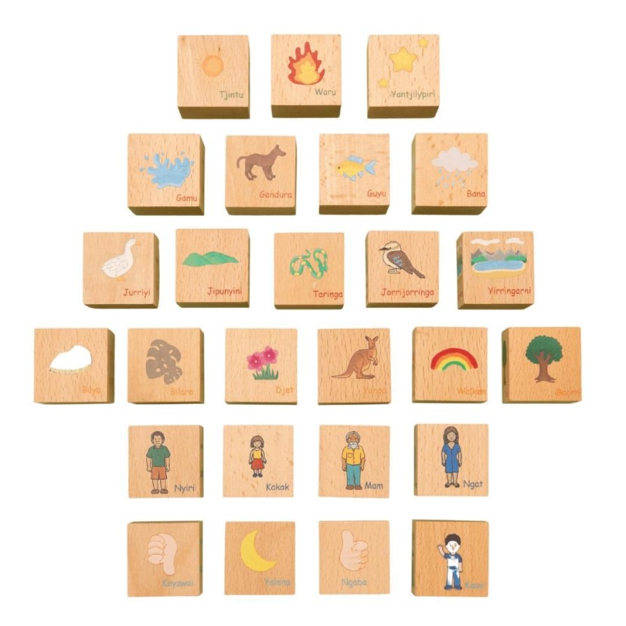 Wooden Toys Freckled Frog Baby & Toddler Puzzles | Languages Of Our Nation Wooden Blocks