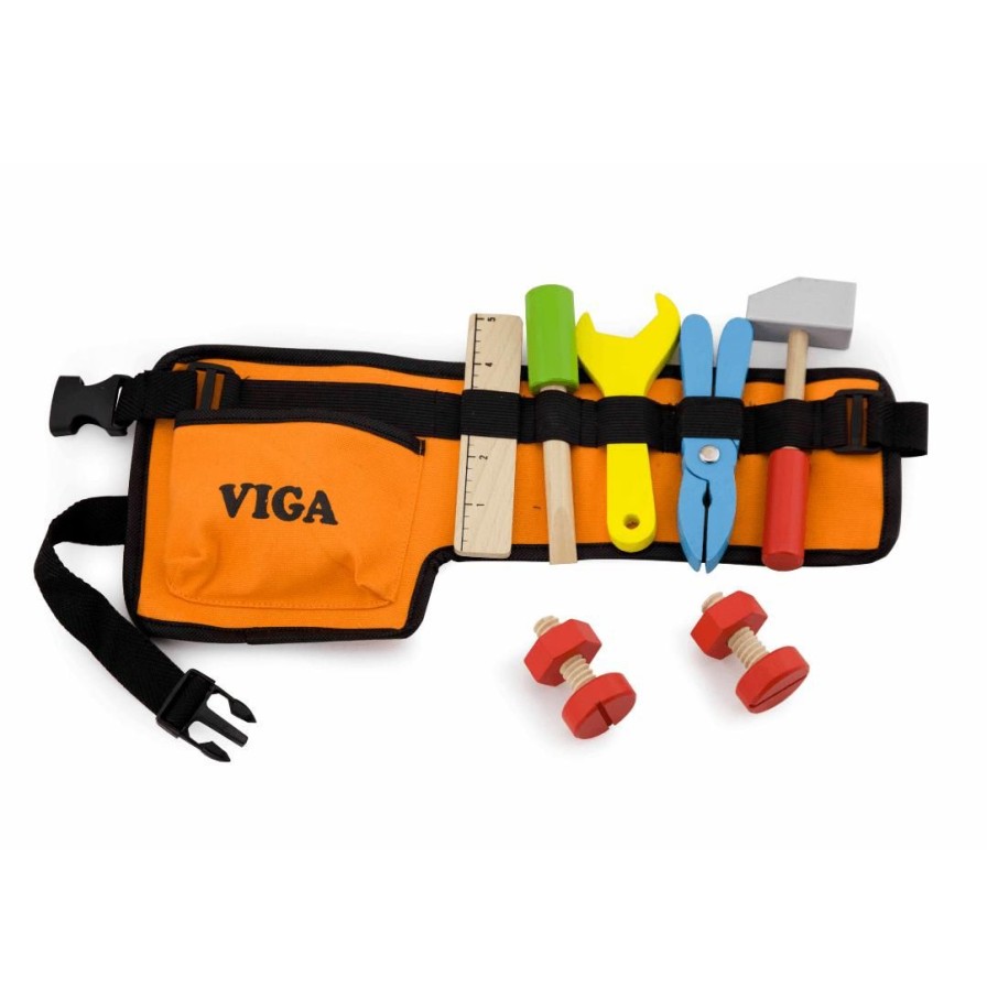 Wooden Toys Viga Fine Motor Skills | Tool Belt