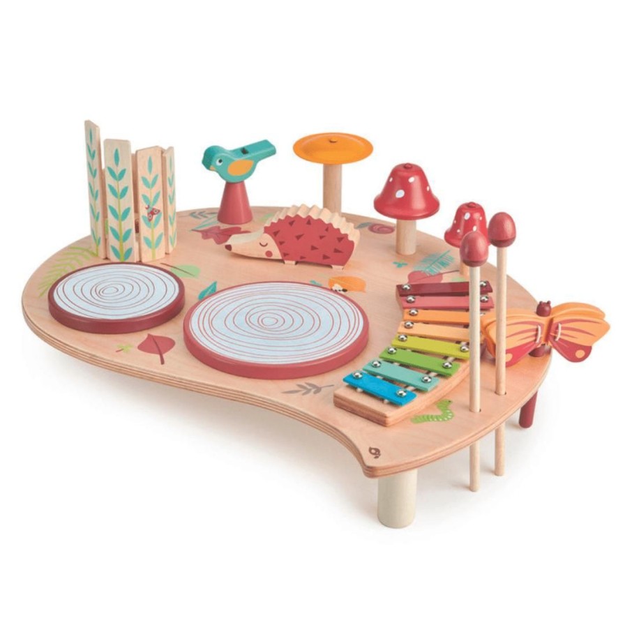 Wooden Toys Tender Leaf Toys Gross Motor Skills | Forest Musical Activity Table