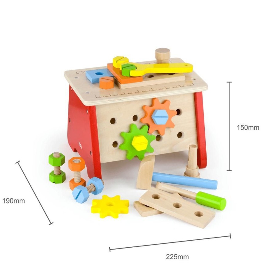 Wooden Toys Viga Montessori Toys | Table Top Work Bench