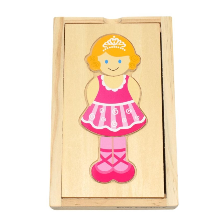 Wooden Toys Fun Factory Montessori Toys | Dress Up Girl