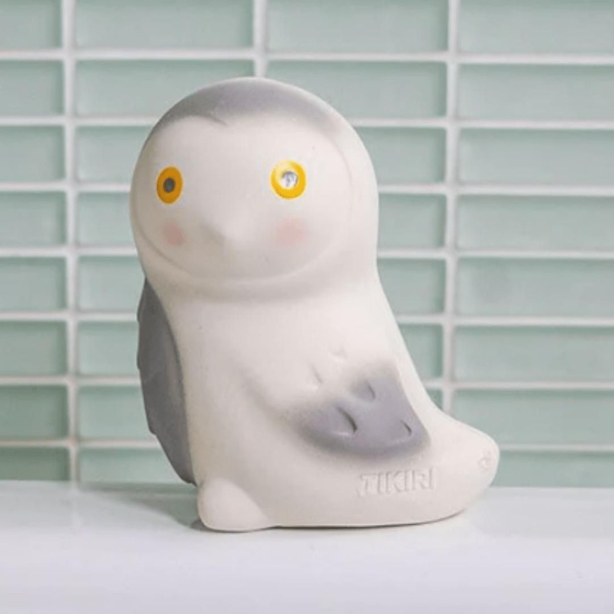 Wooden Toys Tikiri Bath Toys | My First Arctic Animal-Snow Owl