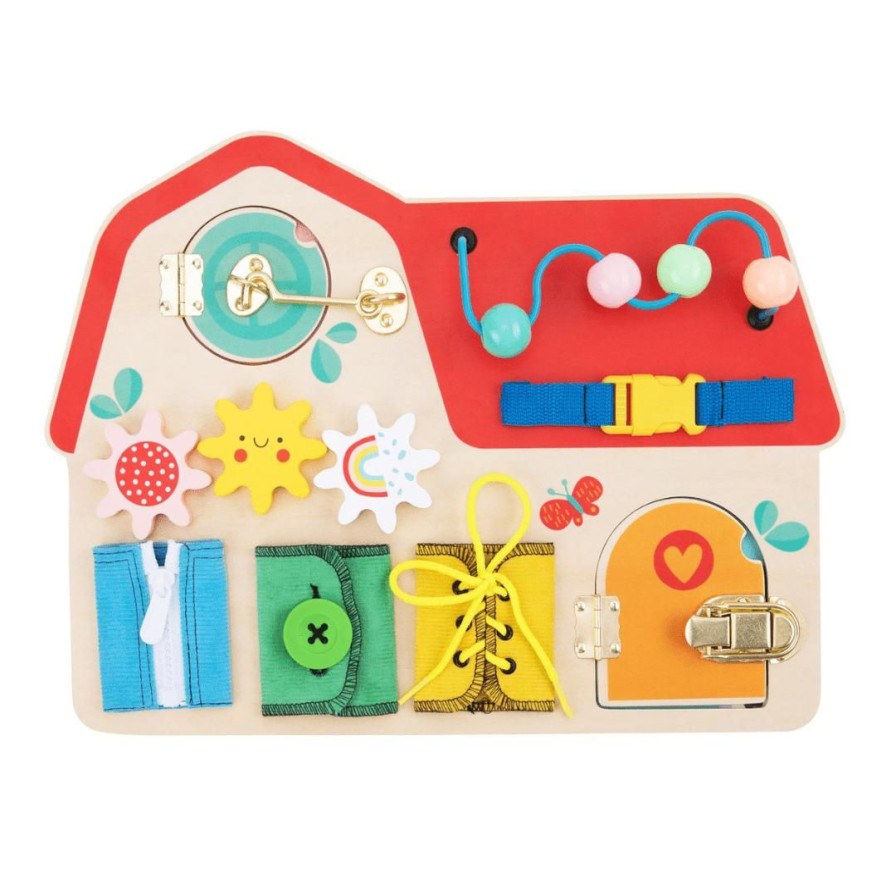 Wooden Toys Tooky Toy Baby & Toddler Puzzles | Wooden Busy Board