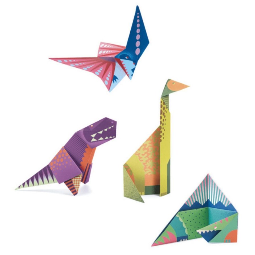 Wooden Toys Djeco Animals | Origami-Dinosaurs