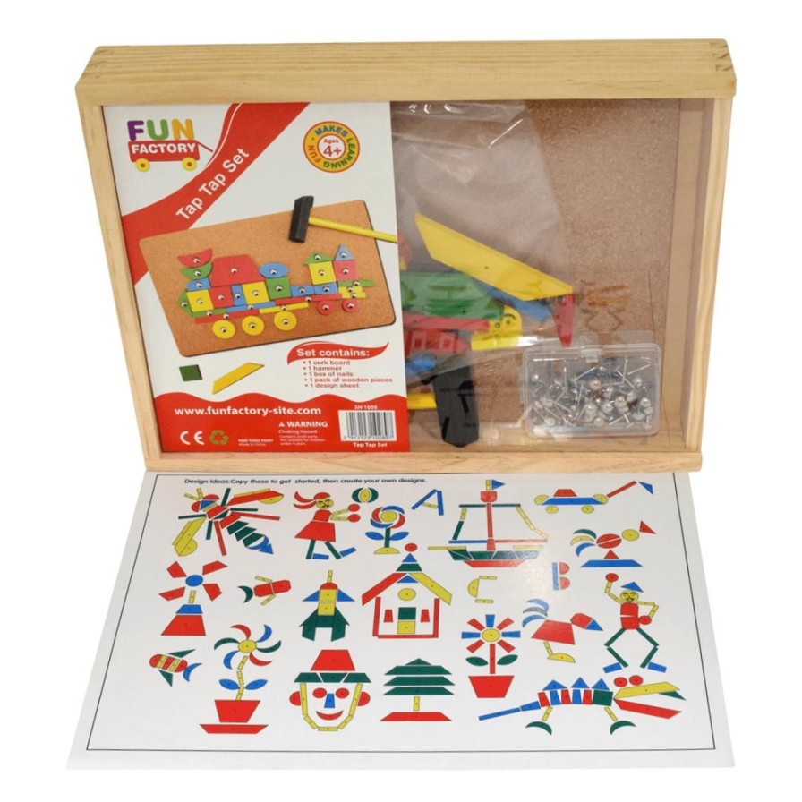 Wooden Toys Fun Factory Montessori Toys | Tap Tap Set