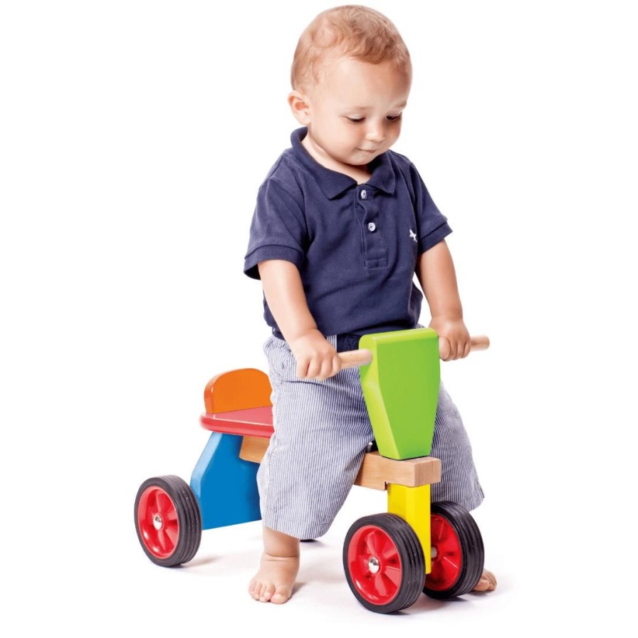 Wooden Toys Viga Montessori Toys | Wooden Quad Bike