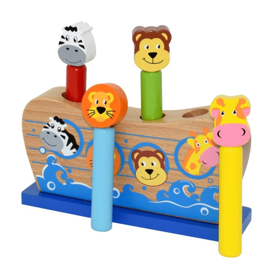 Wooden Toys Viga Shapes & Colours | Pop Up Noah'S Ark