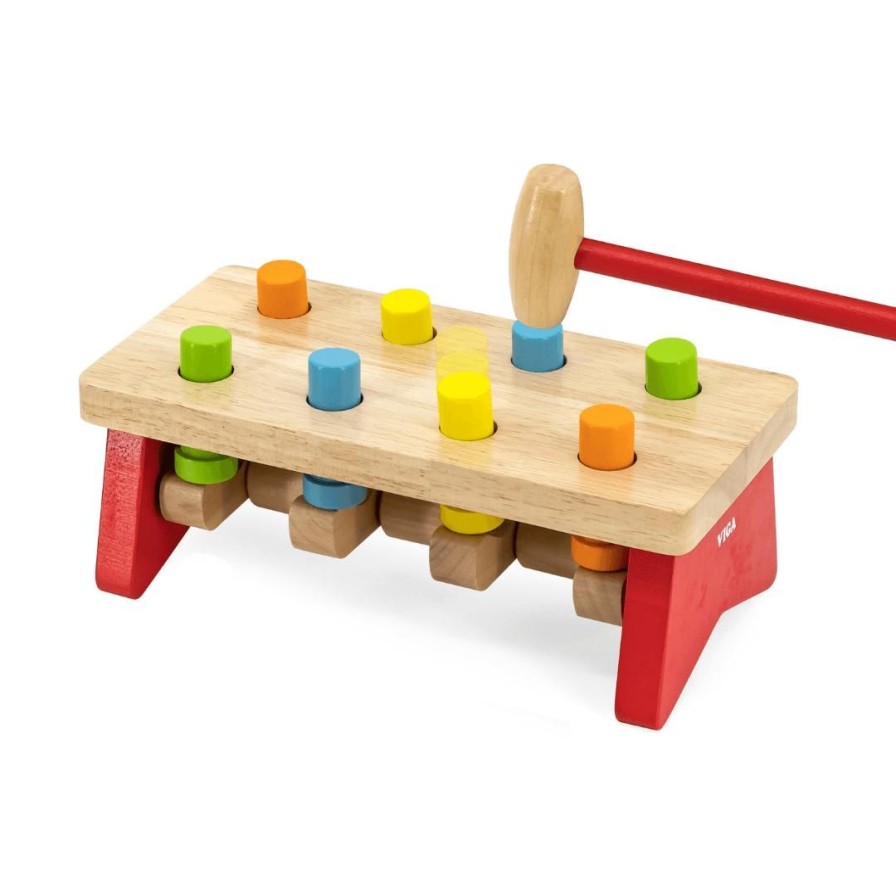 Wooden Toys Viga Montessori Toys | Wooden Pound A Peg