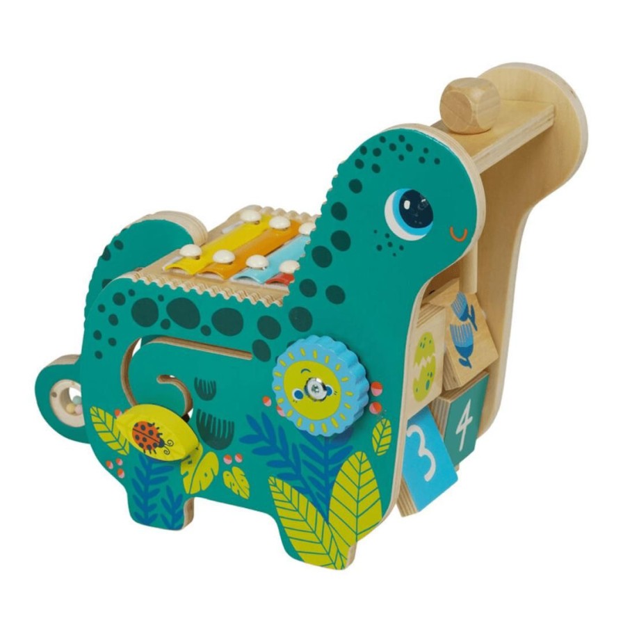 Wooden Toys Manhattan Musical Toys | Musical Diego Dinosaur Activity Centre