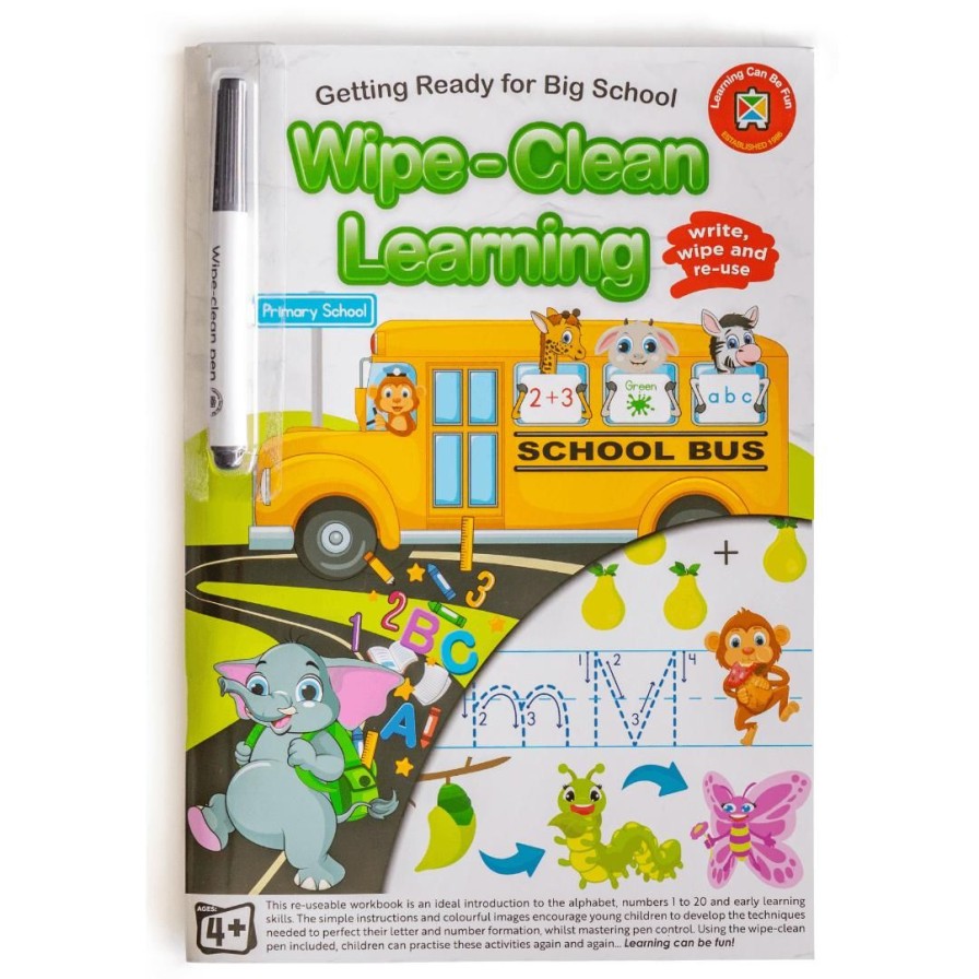 Wooden Toys ed.vantage Numeracy | Wipe-Clean Learning Book-Getting Ready For Big School