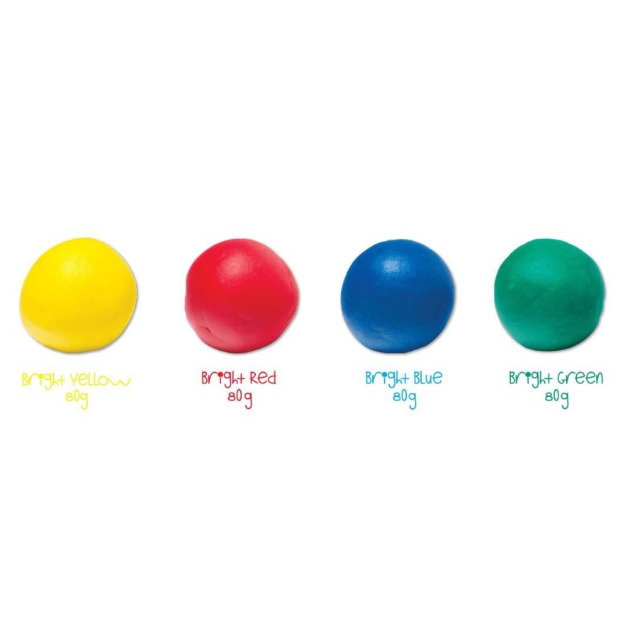 Wooden Toys ed.vantage Shapes & Colours | Rainbow Fun Dough-Set Of 4