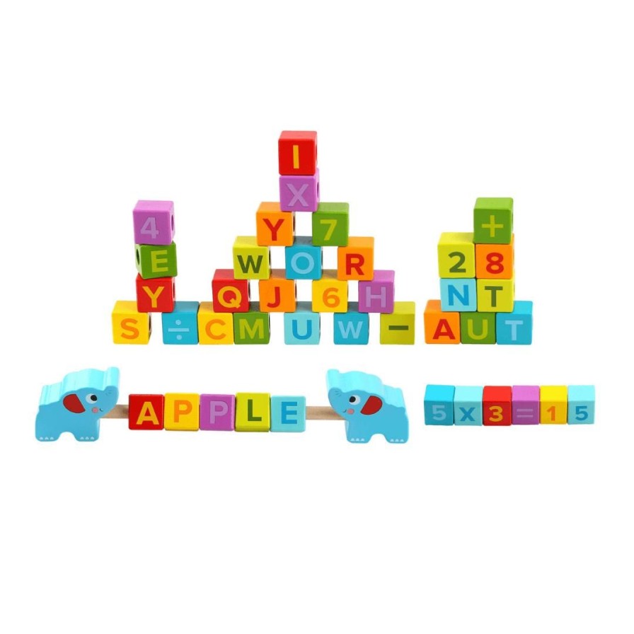 Wooden Toys Tooky Toy Numeracy | Learning Box With Beads